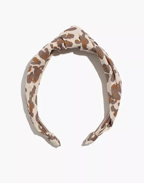 Knotted Covered Headband | Madewell