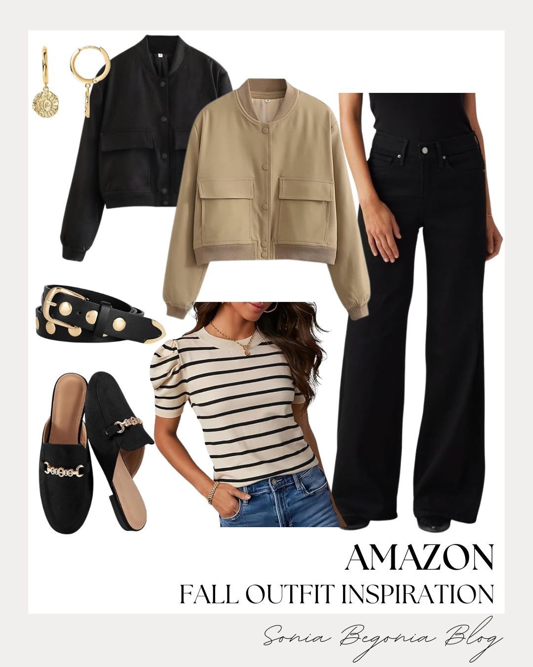 Chic, cozy, and budget-friendly 🍂
This Amazon fall outfit is giving effortless Parisian vibes — from the puff-sleeve striped top to the cropped utility jacket and gold-accent loafers 😍 Everything is under $50, making it perfect for building a stylish fall capsule wardrobe without breaking the bank!

Style tip: pair with wide-leg jeans and gold jewelry for a polished look that’s ideal for coffee dates, errands, or casual Fridays ✨

🛍️ Shop affordable Amazon fall fashion finds that look luxe for less — perfect for your 2025 wardrobe refresh!

⸻

#AmazonFashion #AmazonOutfitInspo #FallOutfitInspiration #AffordableFashion #AmazonFindsUnder50 #FallStyle #AmazonFallFashion #CapsuleWardrobe #CasualChic #FallStyleInspo #AmazonOOTD #LookForLess #BudgetStyle #FashionOnABudget #AmazonStyleEdit

#LTKFindsUnder50 #LTKSeasonal #LTKStyleTip