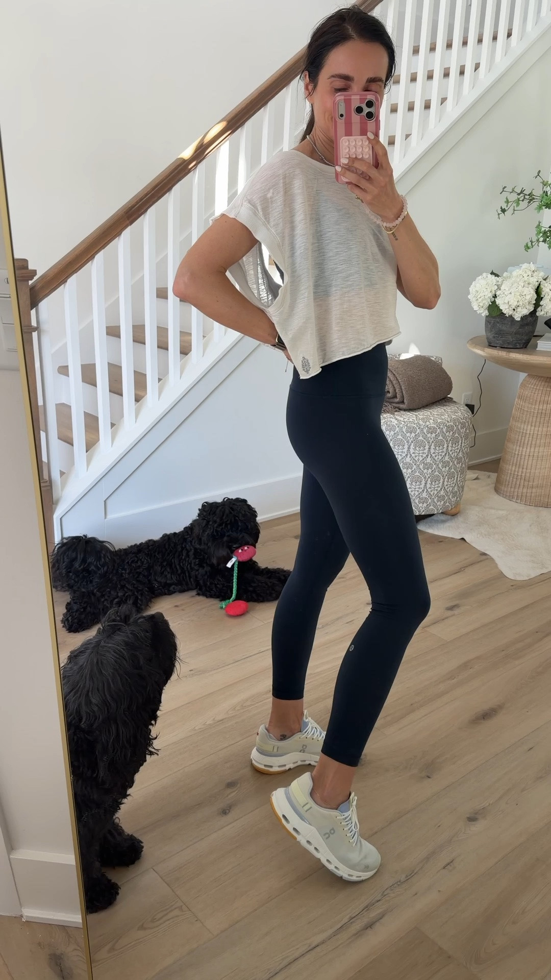 Workout undies, invisible under leggings. I’m wearing size 4 in leggings, xs in tee

#LTKgrwm #LTKdayinmylife #LTKmomlife