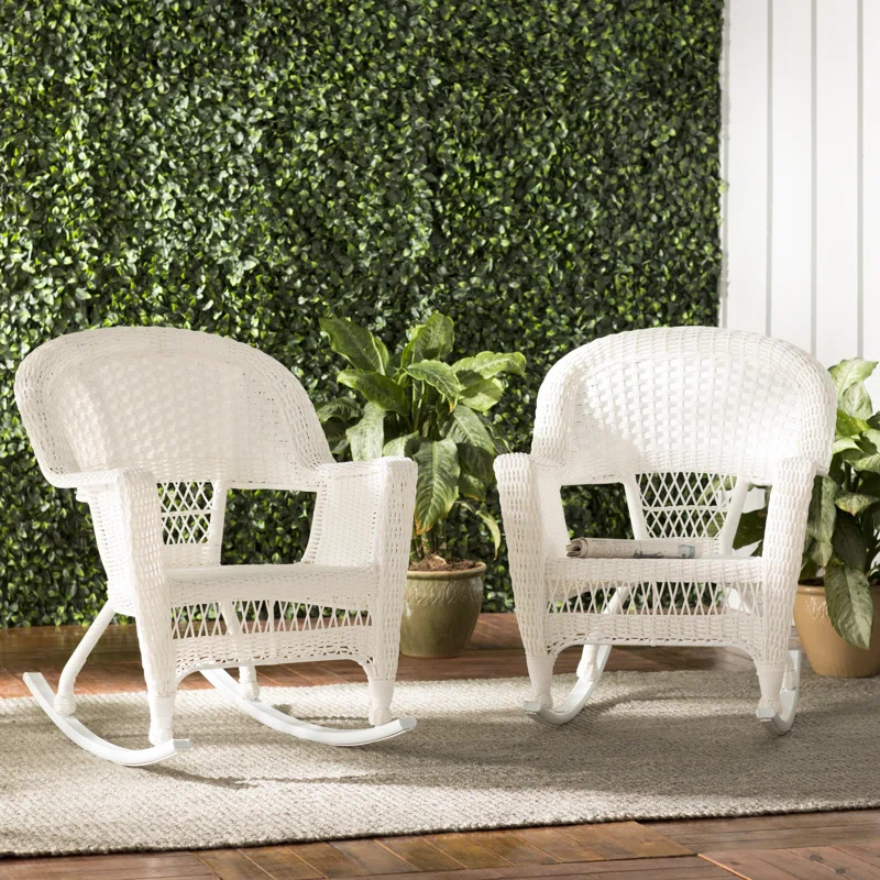 Raenesha Resin Outdoor Rocker Chair | Wayfair North America