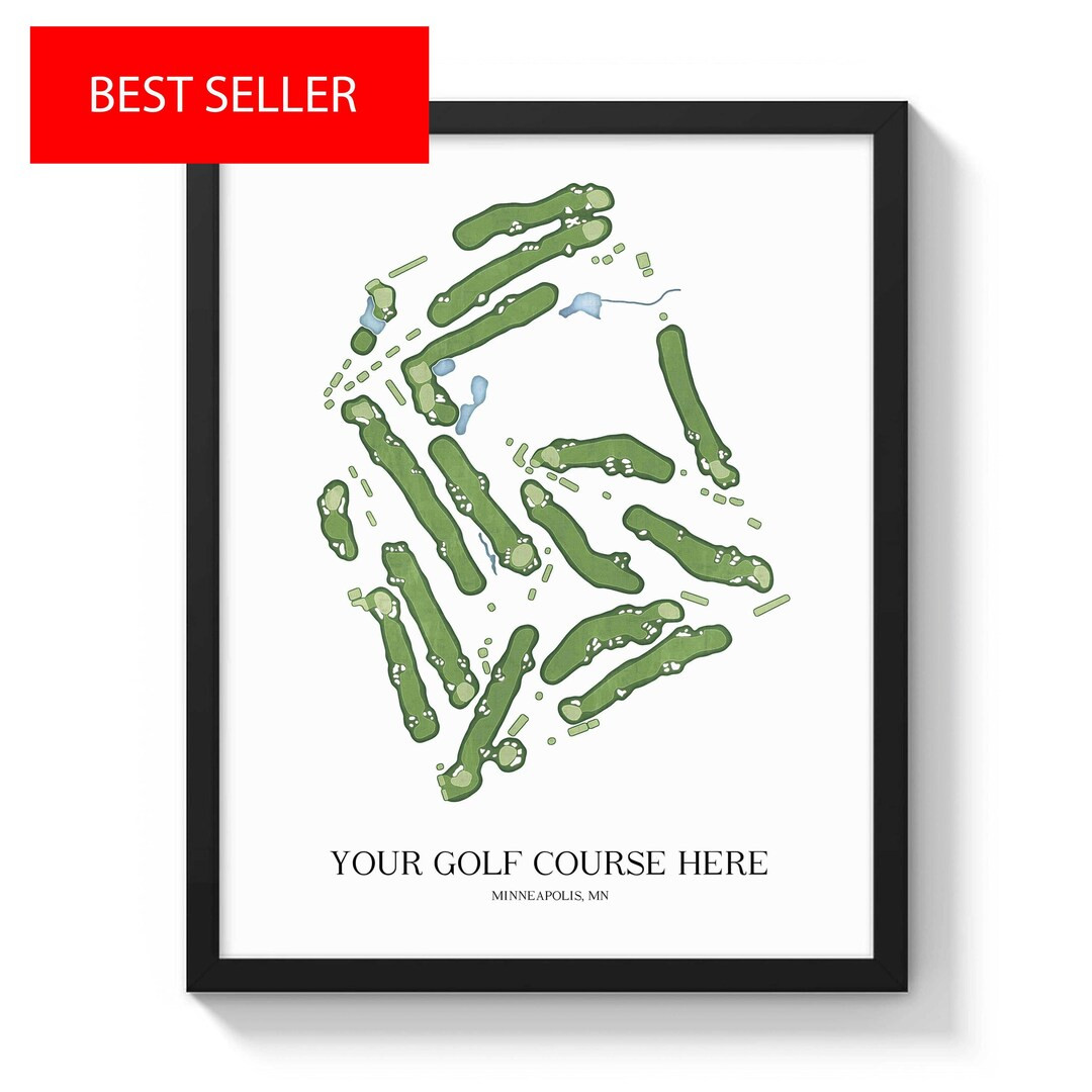 Custom Golf Course Map - Etsy | Etsy (US)
