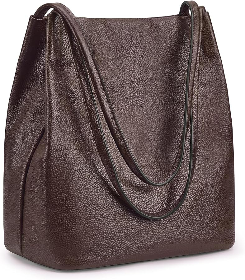 Kattee Genuine Leather Tote Handbag for Women | Amazon (US)