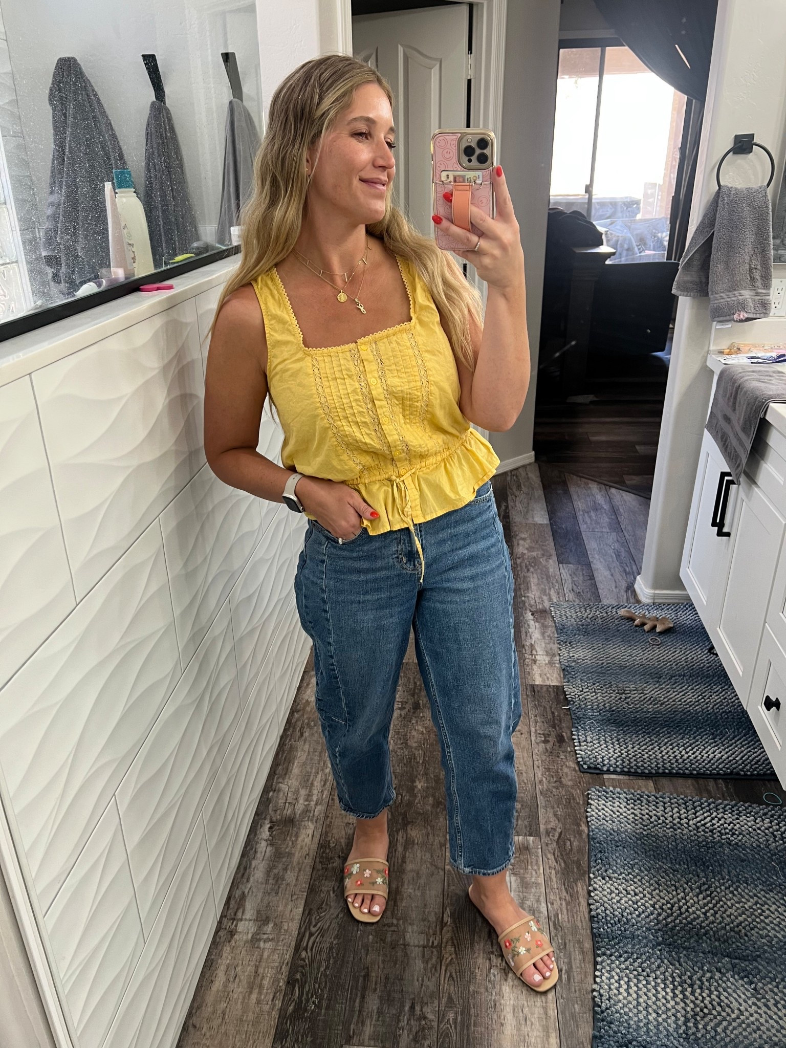 Loving this yellow top 💛 Office outfit today 🫶🏼. Wearing a size M in shirt and 6 in pants. All TTS 💛

#LTKWorkwear #LTKStyleTip #LTKFindsUnder50