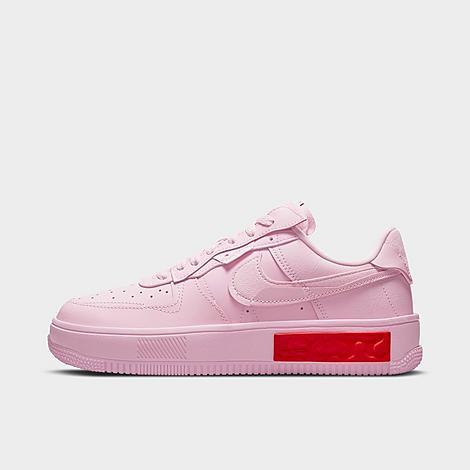 Nike Women's Air Force 1 Fontanka Casual Shoes in Pink/Pink Foam Size 6.5 Leather | Finish Line (US)