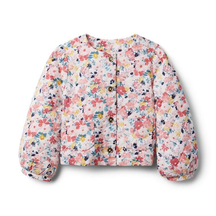 Quilted Floral Jacket | Janie and Jack