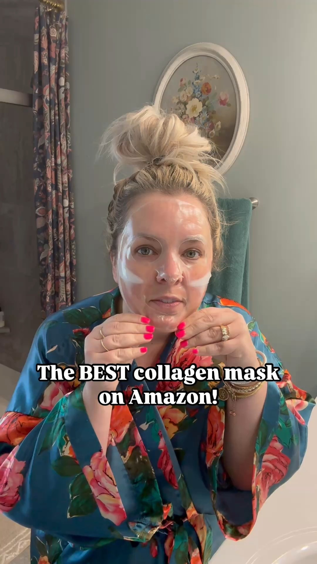 I’ll never get over the glow this collagen mask gives! The directions say to sleep in it but as a stomach sleeper, that doesn’t work for me. 3 hours during the day gives the same result! The viral mask 100% lives up to the hype!

I get ready every day in this light weight satin, floral robe, so good! 

#LTKWatchNow #LTKOver40 #LTKBeauty