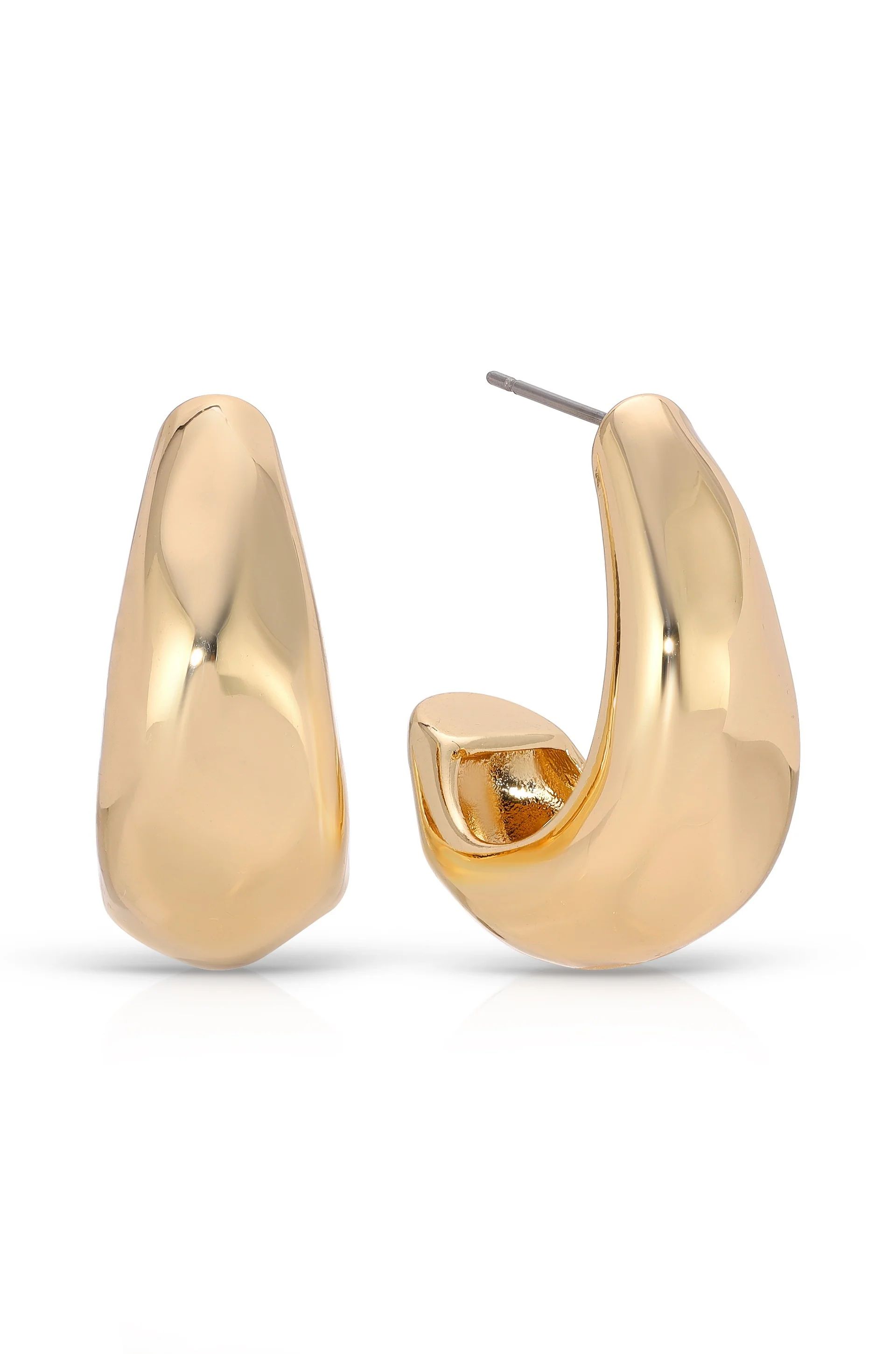True Golden Hoop Earrings | Ettika