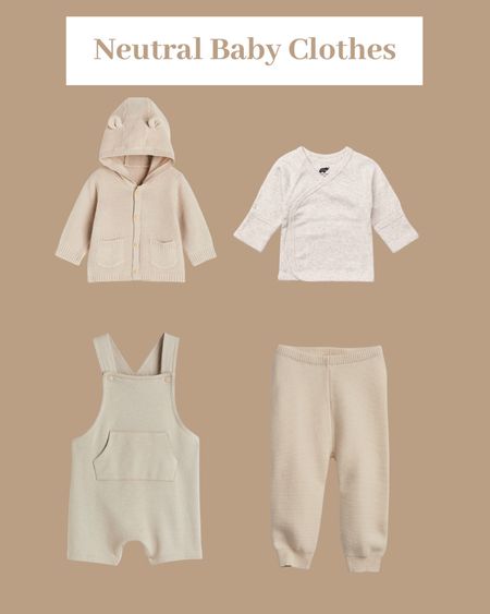 Neutral baby clothes. Baby outfits. Baby clothes. 

#LTKstyletip #LTKkids #LTKbaby