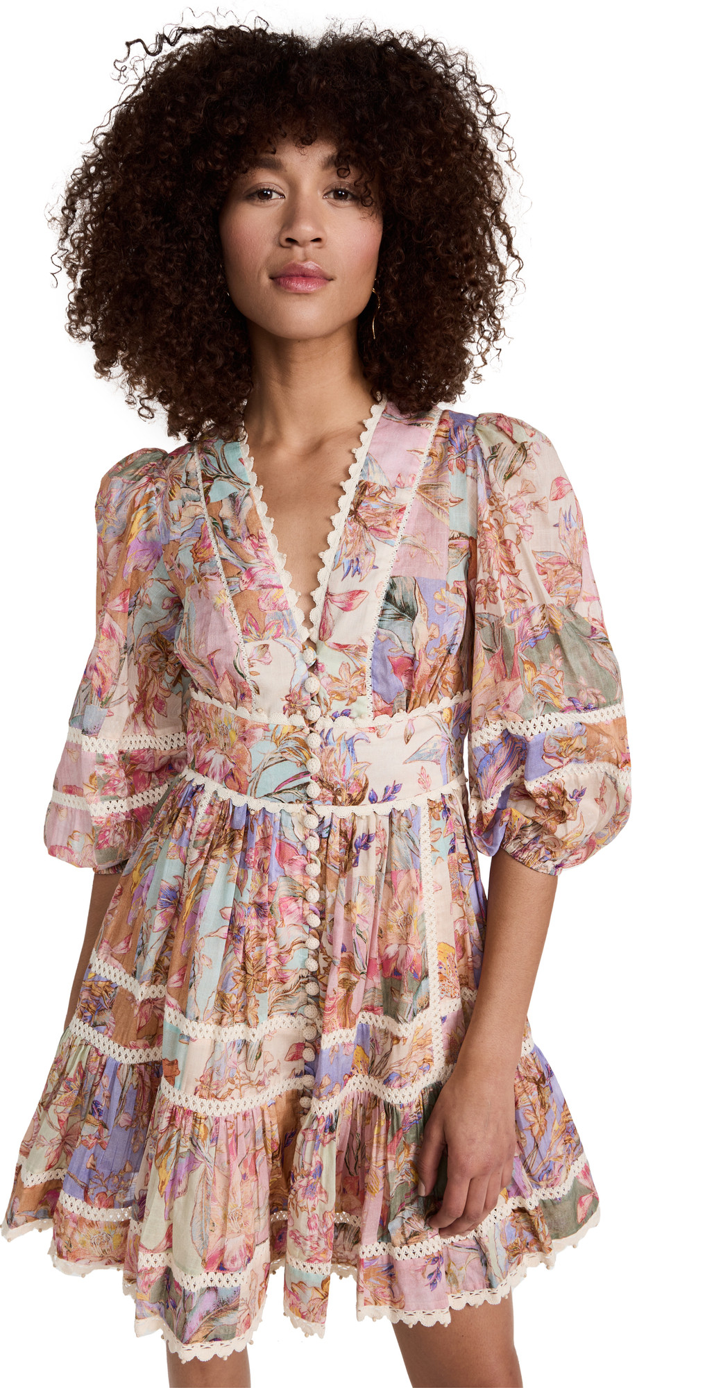 Zimmermann Cira Lantern Mini Dress | Shopbop