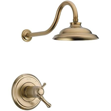 Delta Faucet Cassidy 17T Series Dual-Function Shower Trim Kit with Single-Spray Touch-Clean Shower H | Amazon (US)