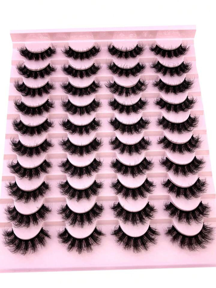 20pairs Volumized False Eyelashes | SHEIN