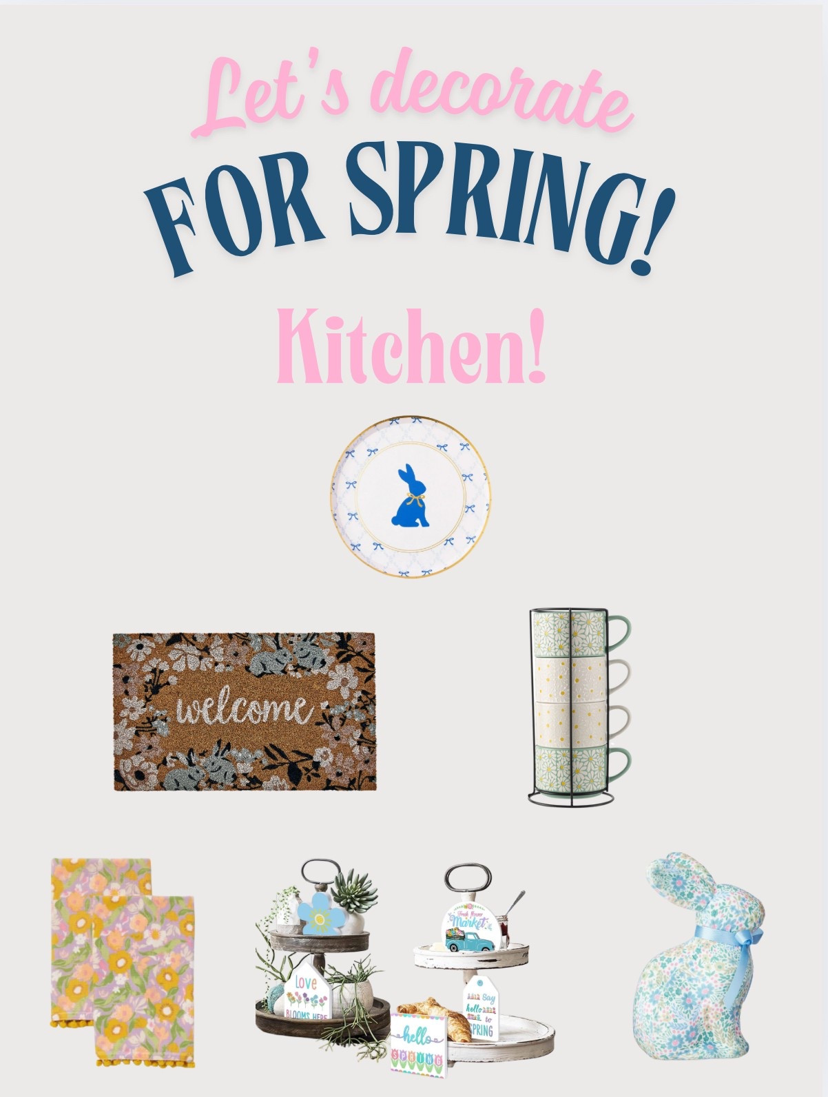 Spring Decor (Kitchen edition)


#LTKSpringSale #LTKHome #LTKSeasonal