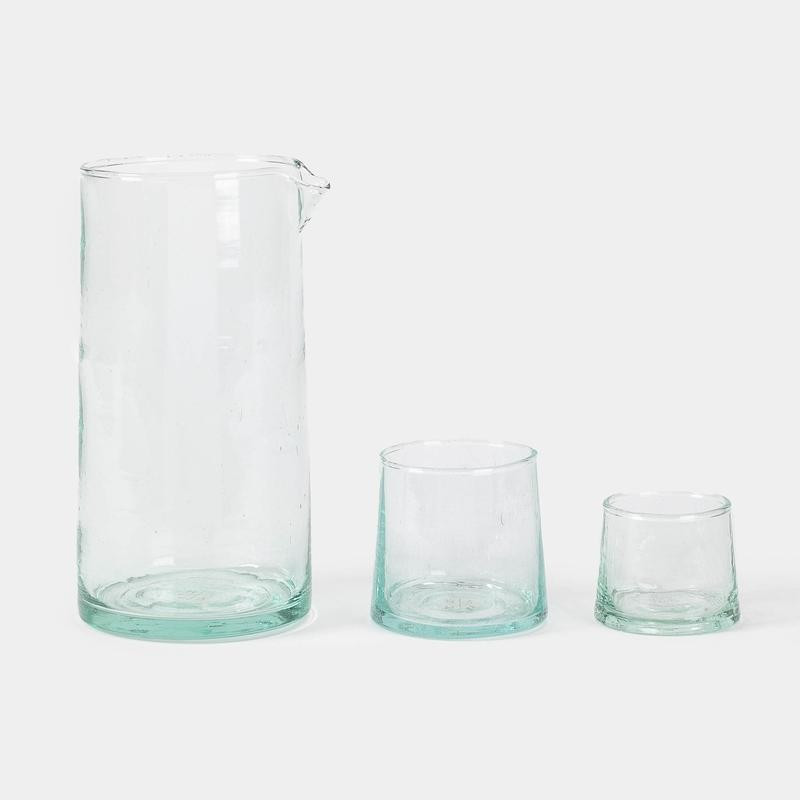 Recycled Glassware Pitcher | Amber Interiors