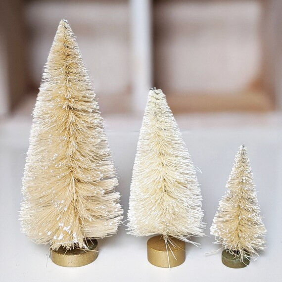 Cream Bottle Brush Tree by Distinguished Flamingo - 3 sizes | Etsy (US)