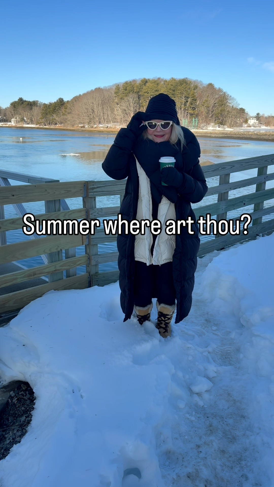 Still looking for summer😅

At least @lululemon has me cozy and warm as winter continues in New england.

#mainewinters #isitsummeryet #winterfashion 

#LTKSeasonal #LTKActive #LTKPetite