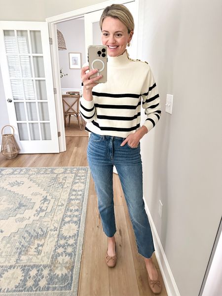 Striped sweater with button detail on the shoulders. One of the great sweaters I shared for my October Amazon Fashion Finds

#LTKSeasonal #LTKworkwear #LTKtravel