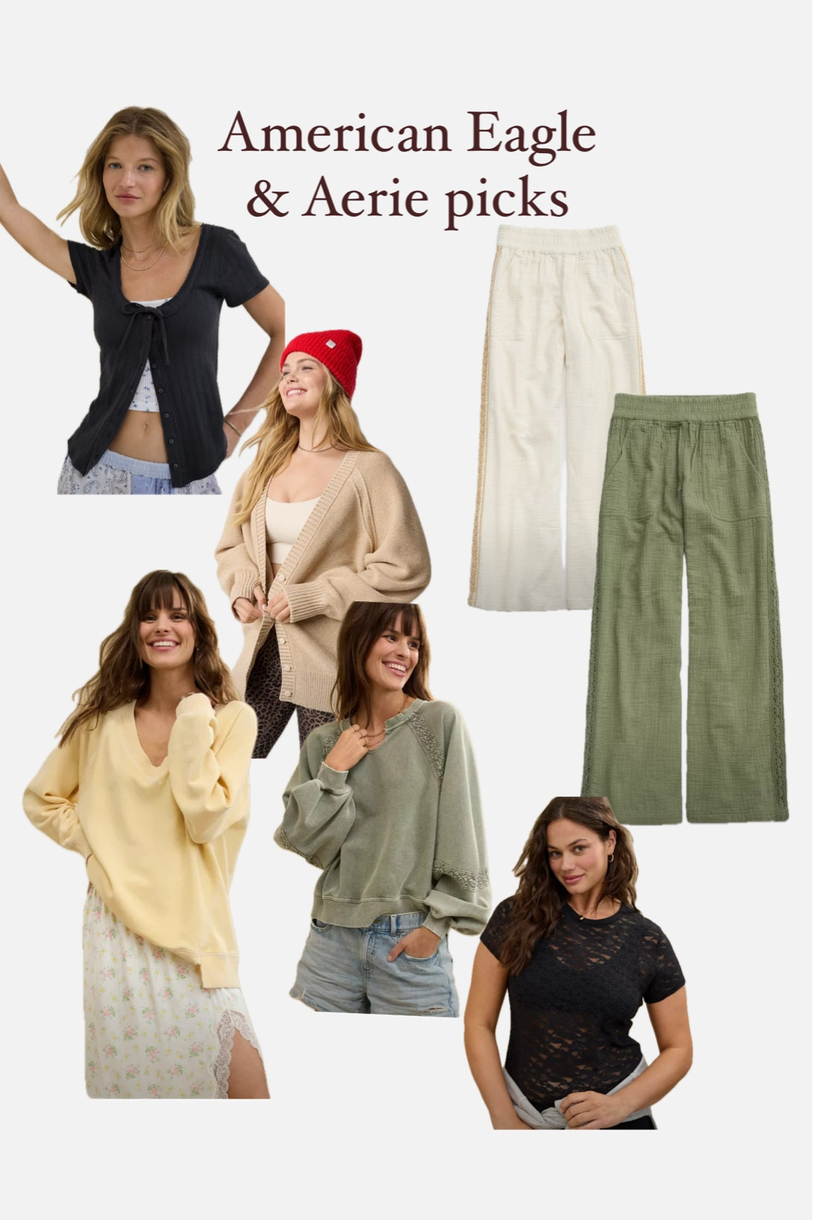 American Eagle and Aerie cuteness 