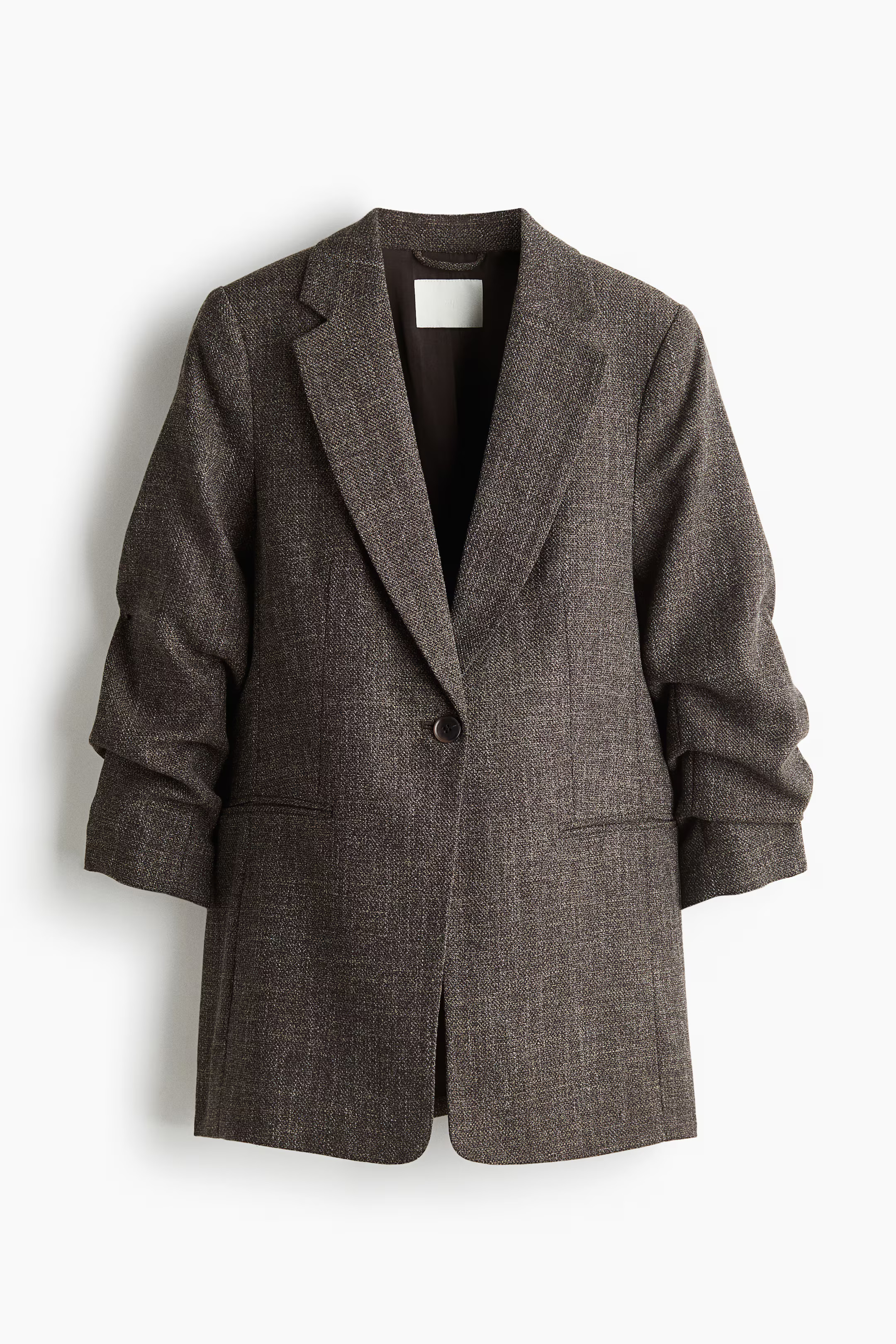 Gathered-sleeve blazer | H&M (UK, MY, IN, SG, PH, TW, HK)