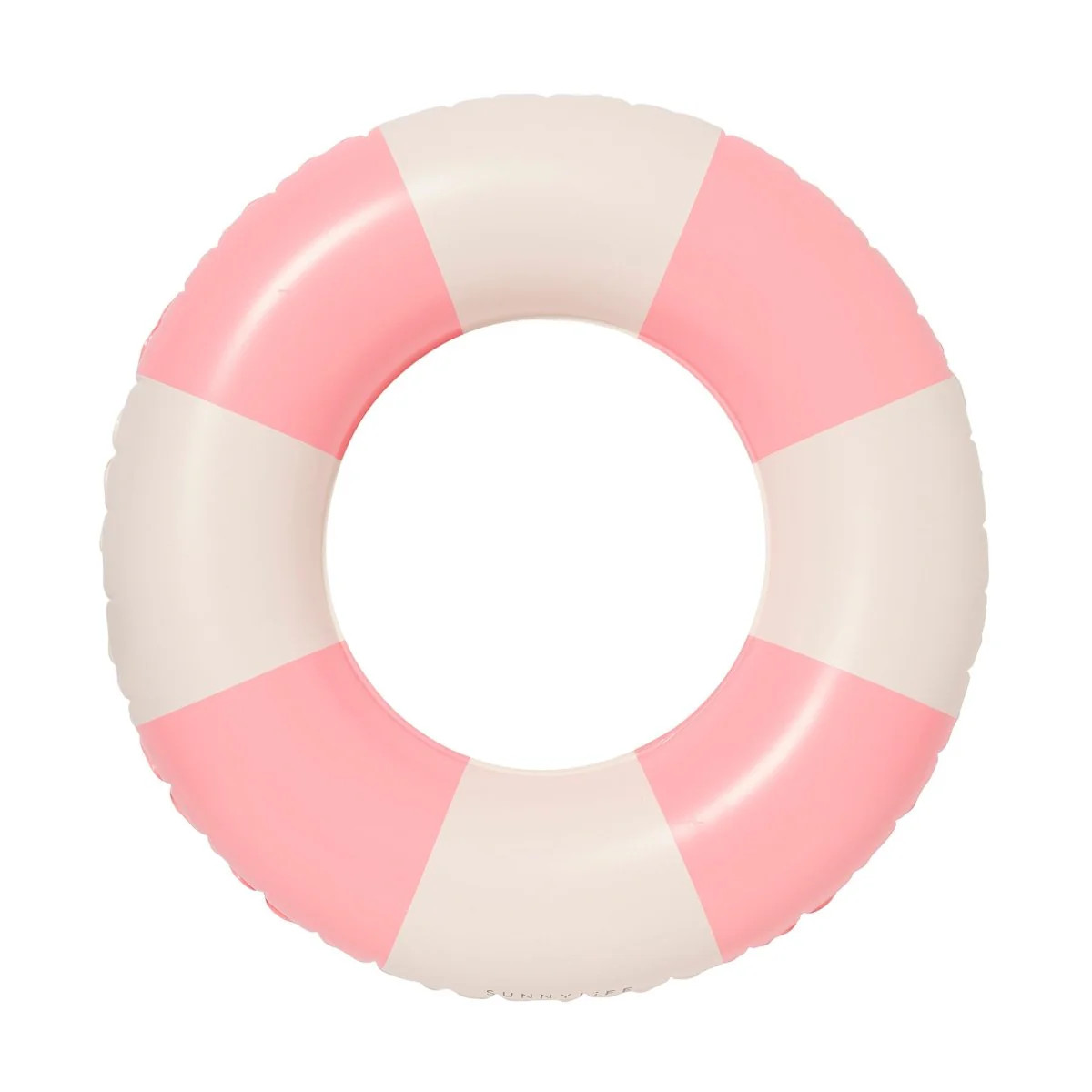 Slim Tube Pool Ring - Blush Stripe | SUNNYLIFE US