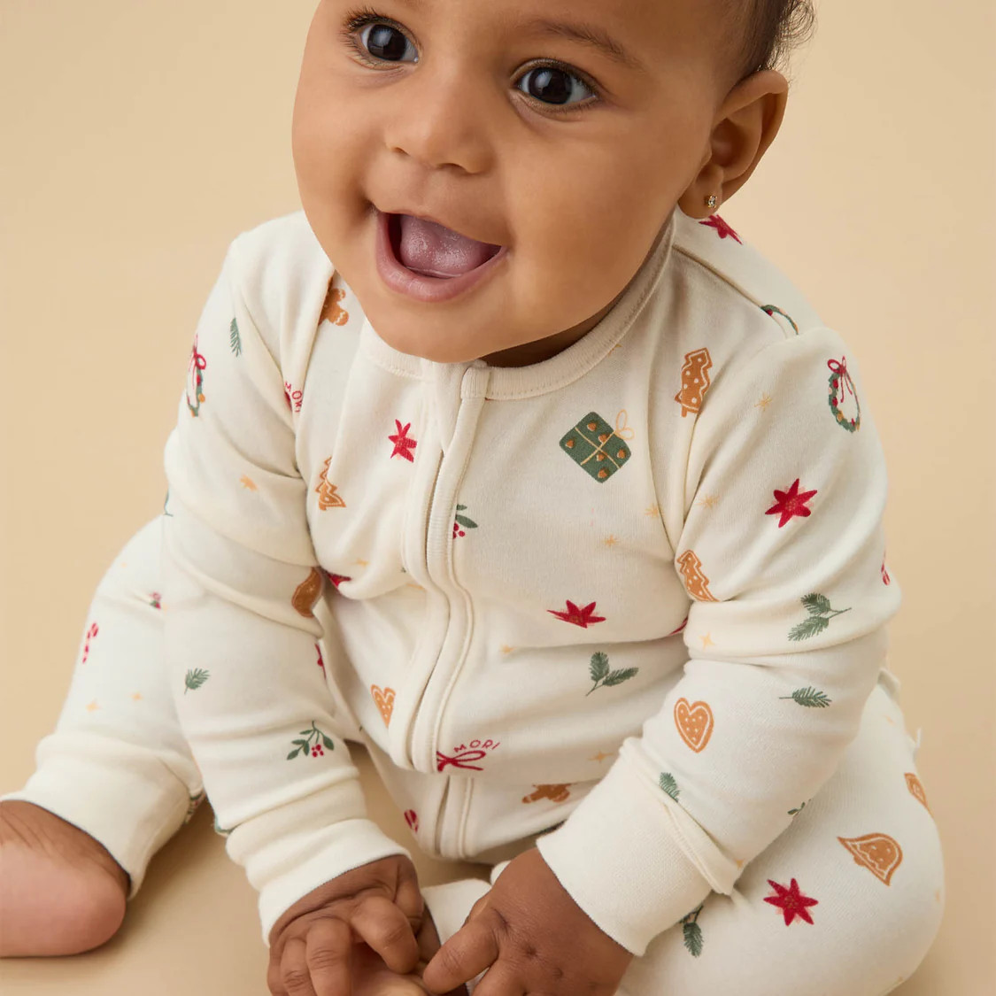 Christmas Clever Zip Sleepsuit 3 Pack | Baby Mori