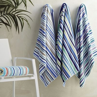 Frontgate Resort Collection™ Laguna Stripe Beach Towel | Frontgate