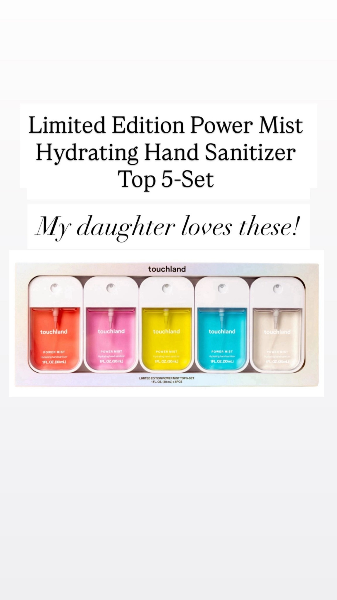 Limited Edition hand sanitizer 

#LTKHoliday #LTKGiftGuide