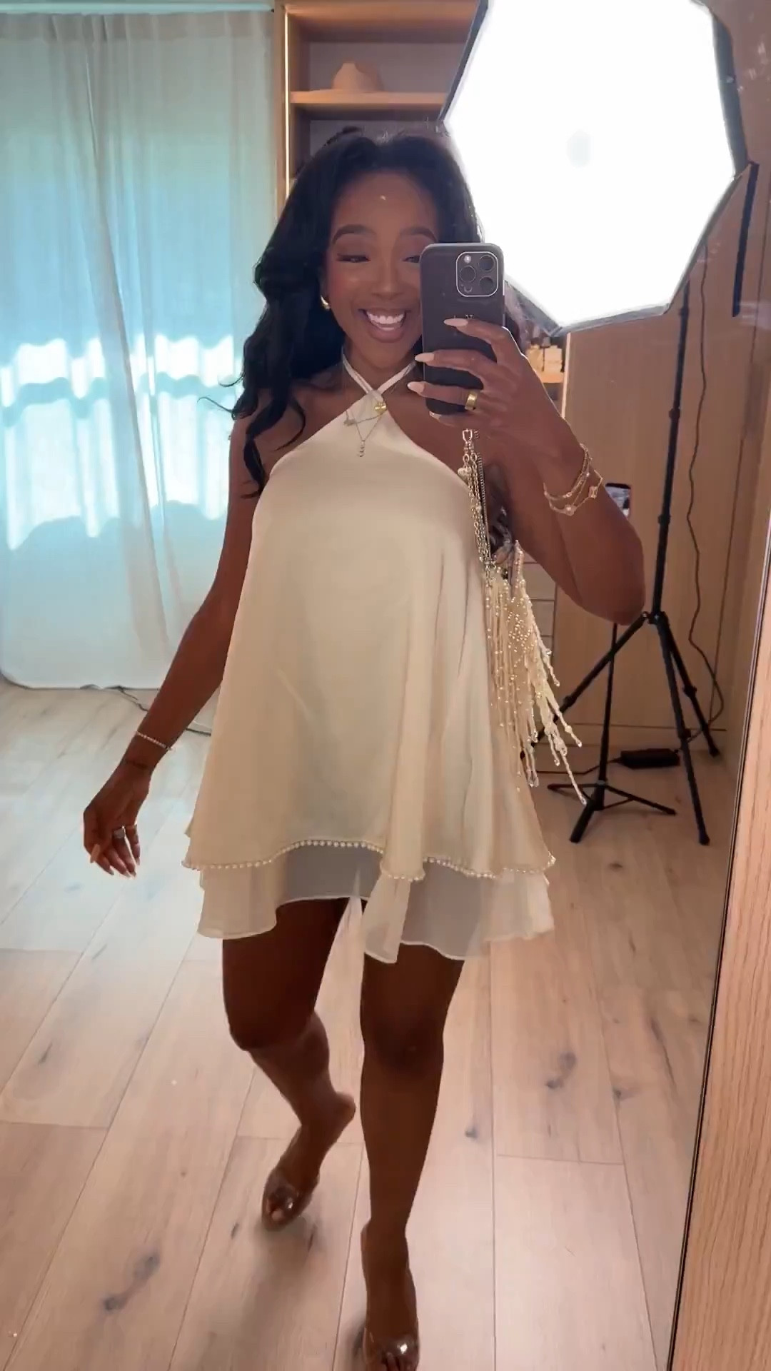 Scroll to shop this soft feminine look 🤍

A flowy mini dress with delicate details gives you that effortless, airy vibe—this is an easy throw-on piece you’ll keep reaching for, making it a great staple where your cost per wear drops with every repeat.

Perfect for brunch, vacations, date days, or warm weather outings.

📏 Measurements: 5’4”, 140 lbs, 34D bust, 27” waist, 40” hips

Follow me on Instagram and YouTube @kirasfashionfinds @prettylittlething 




#LTKootd #LTKPetite #LTKgrwm