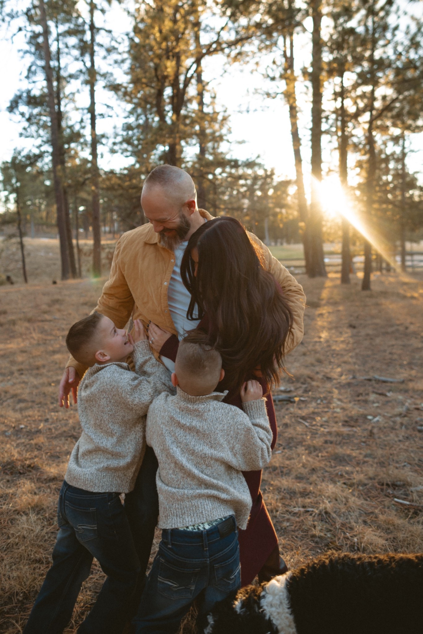 I’m so happy we finally got our family photos updated! I wore a burgundy sweater dress from Abercrombie. It’s comfortable to wear and looks cute for any occasion throughout the holidays.

#LTKmomlife #LTKSeasonal #LTKootd