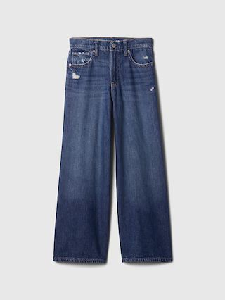 Kids Mid Rise Baggy Jeans | Gap (CA)