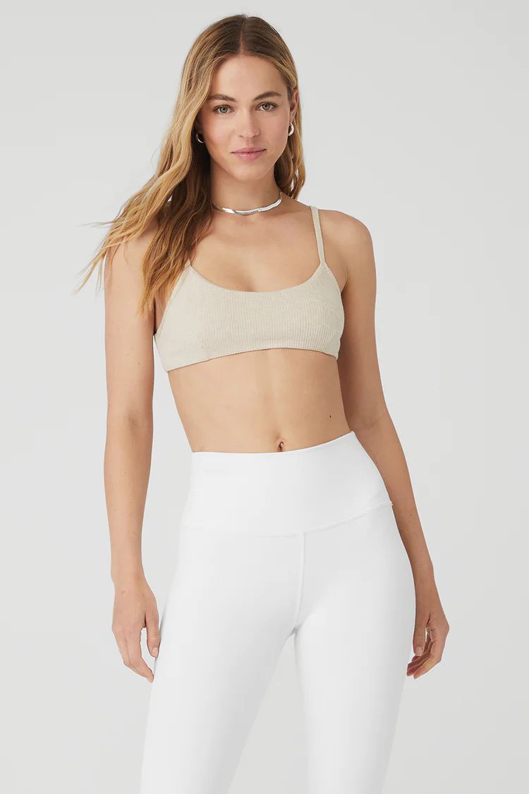 Ribbed Manifest Bra | Alo Yoga