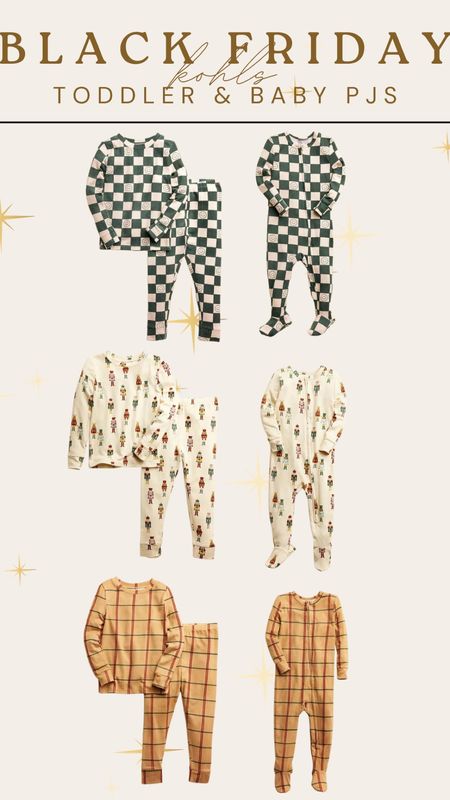 cute matching pajamas for babies and toddlers on sale! #matchingpajamas #matching #pajamas #baby #toddler #neutralpajamas #neutral #holidaypajamas #christmaspajamas #nutcracker 

#LTKsalealert #LTKkids #LTKCyberWeek