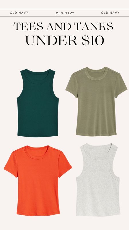 Viral tanks and tees for only $8! Love the soft ribbed material. I got a M in all for a comfortable fit 

Old navy, tank, tee, basics, spring, summer, under $10, under $20

#LTKfindsunder50 #LTKSeasonal