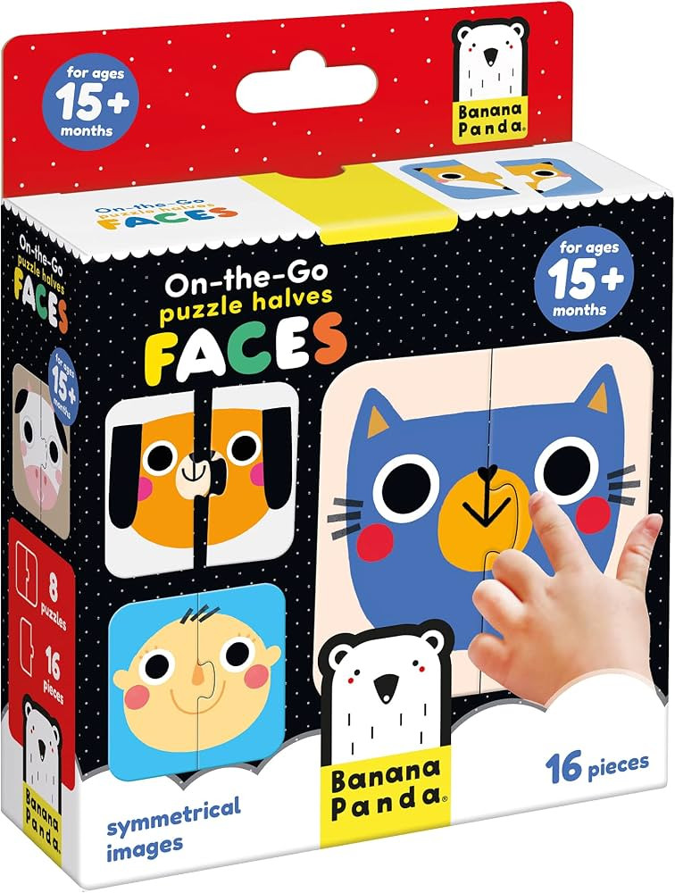 On-The-Go Puzzle Halves Faces 15m+ Toddler Puzzles | Amazon (US)
