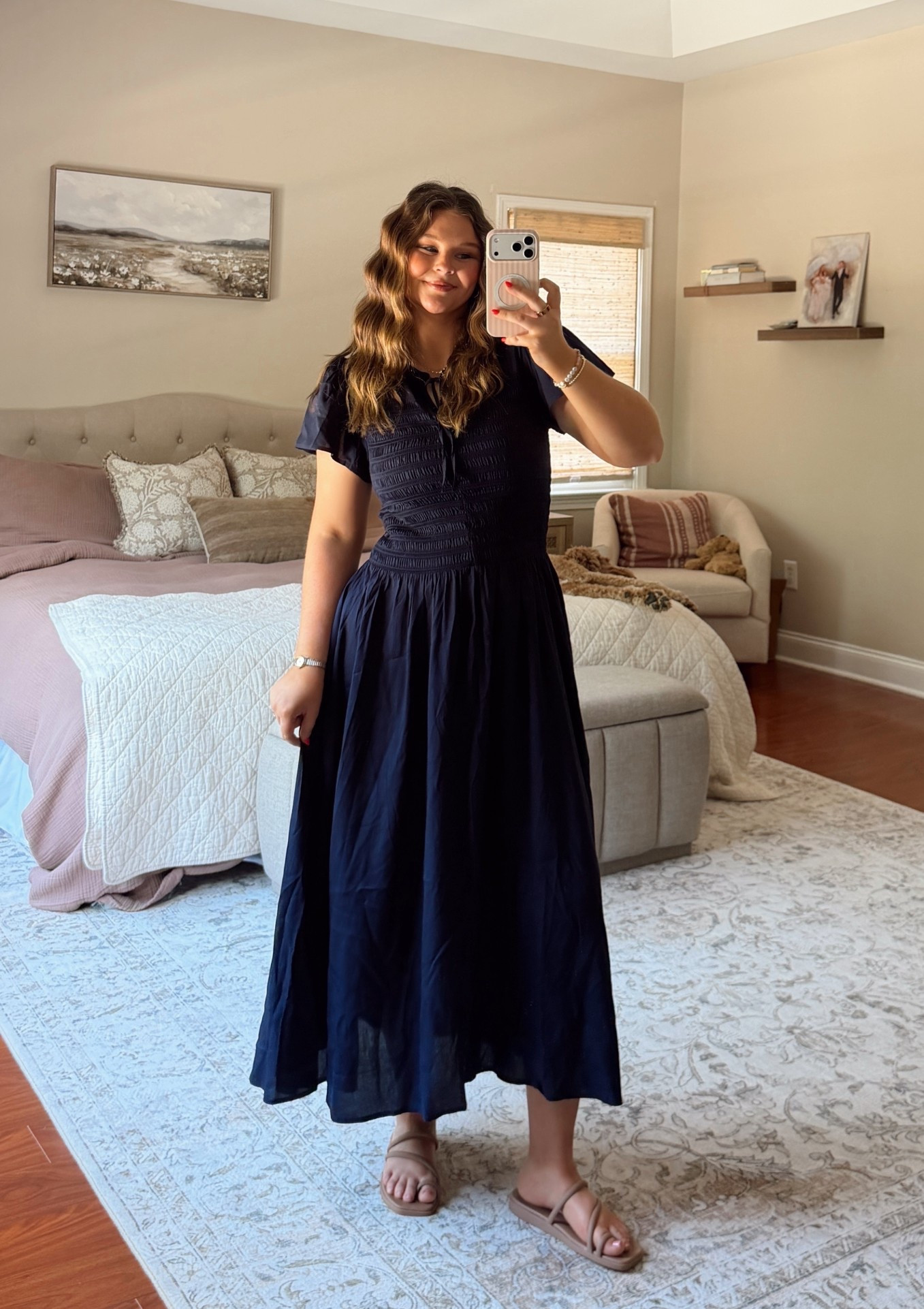 flutter midi dress - medium
 