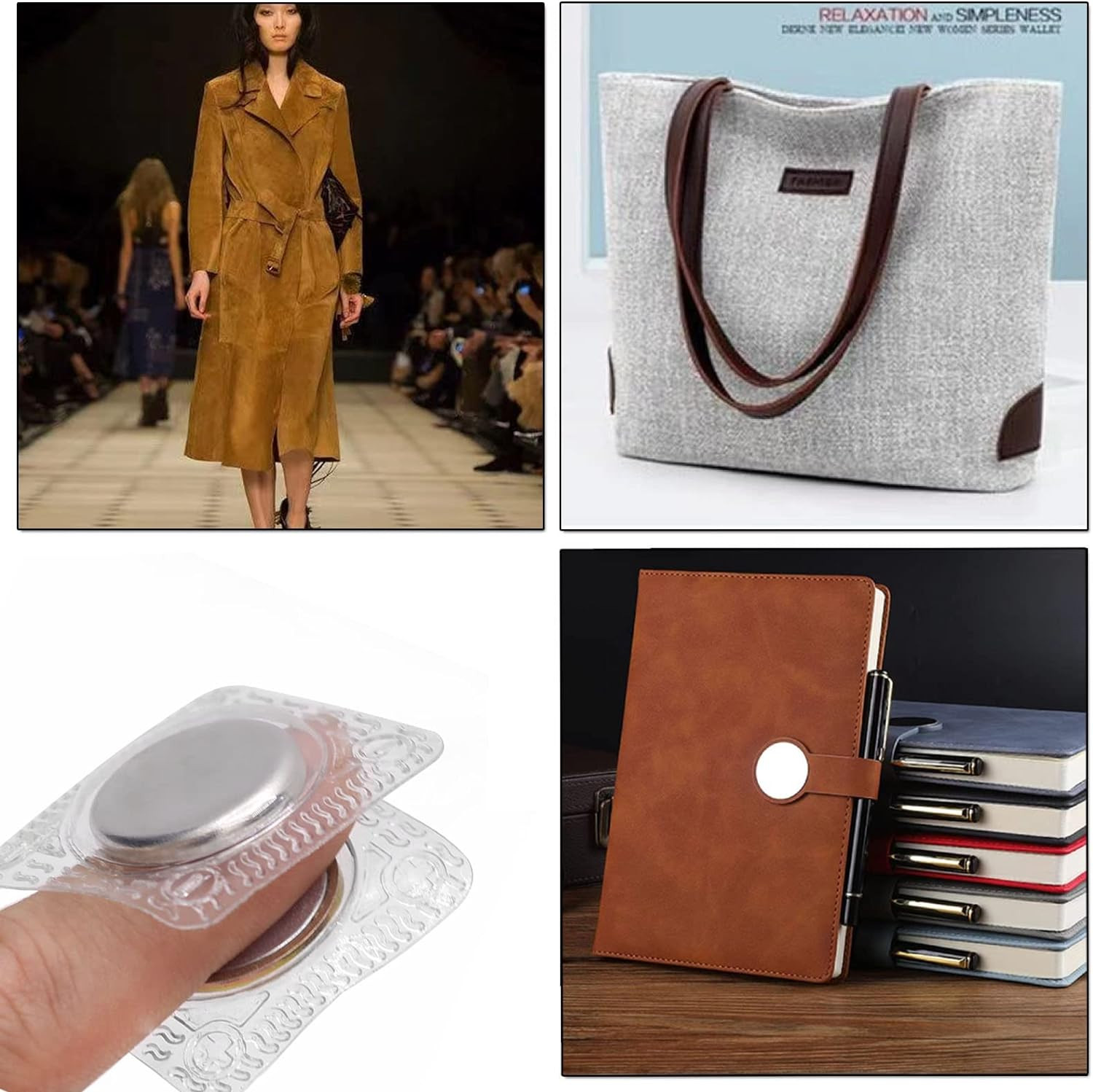 Betoplin 20mm 13/16" Sew in Magnetic Snaps, PVC Hidden Magnetic Closures for Purses Clothing Hand... | Amazon (US)