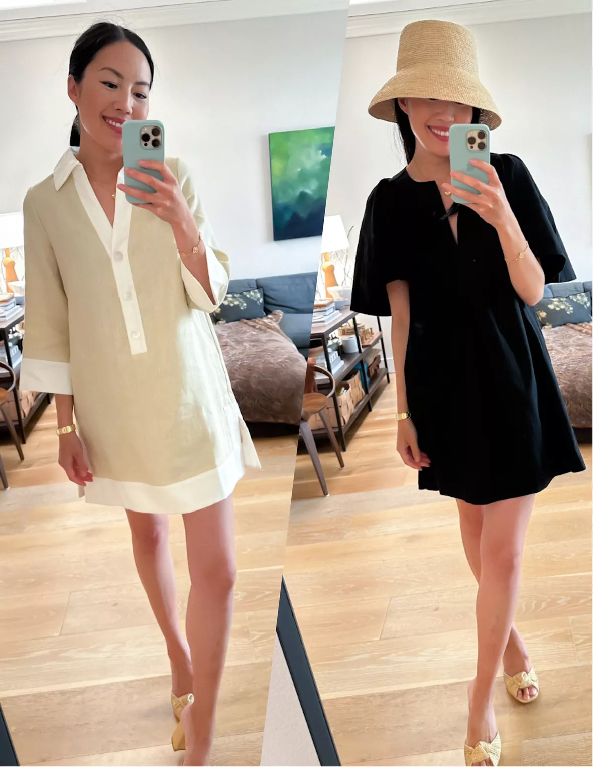 it's all good: Transitioning a white Shirt dress into Fall +