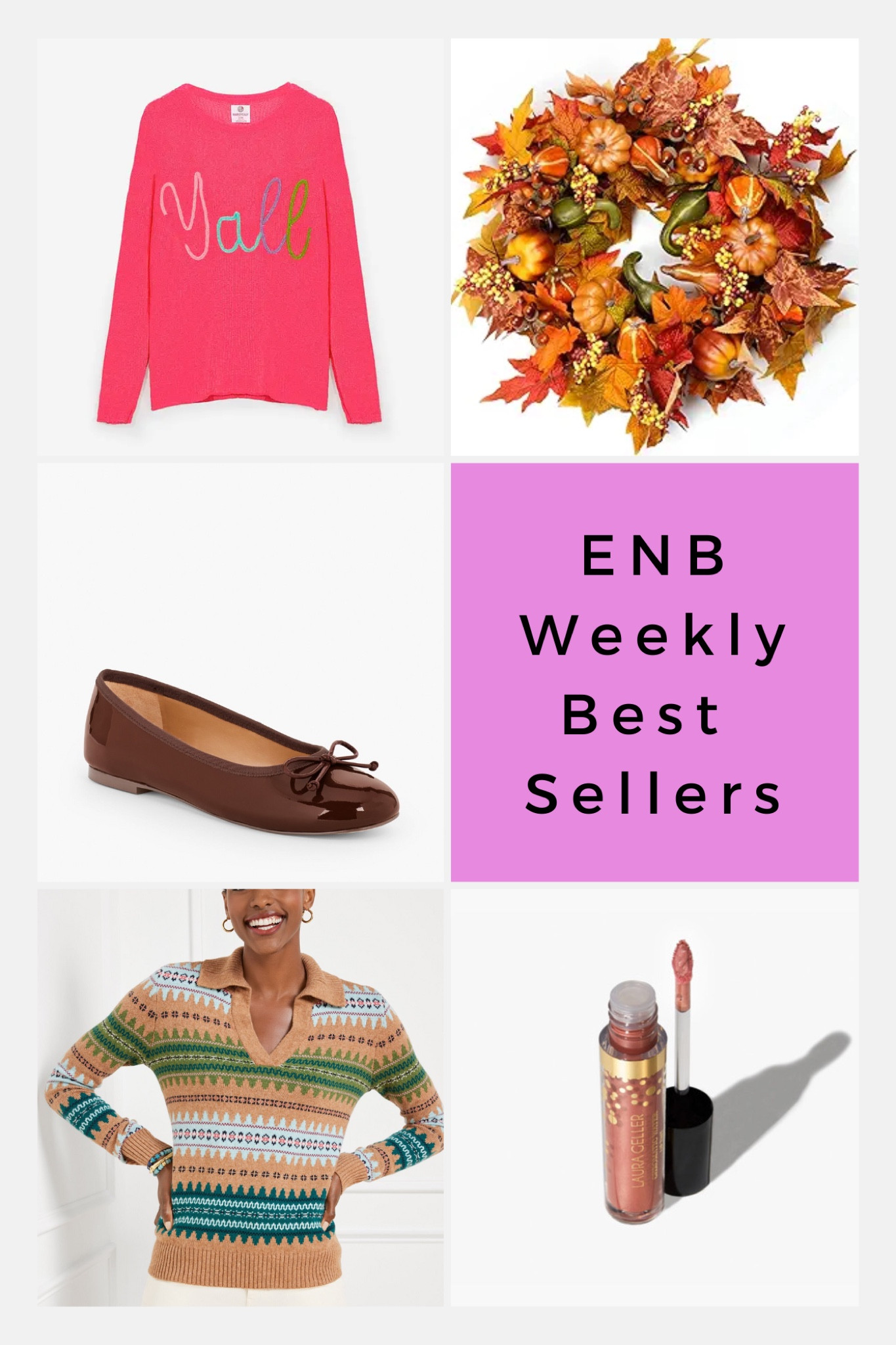 This week’s Empty Nest Blessed Best Sellers are in! Shop these reader favorites!
From fall decor, to a pair of adorable chocolate brown flats, Johnny collar sweater and a great lip tint! 
Click below!!




#LTKFindsUnder50 #LTKSeasonal #LTKFindsUnder100