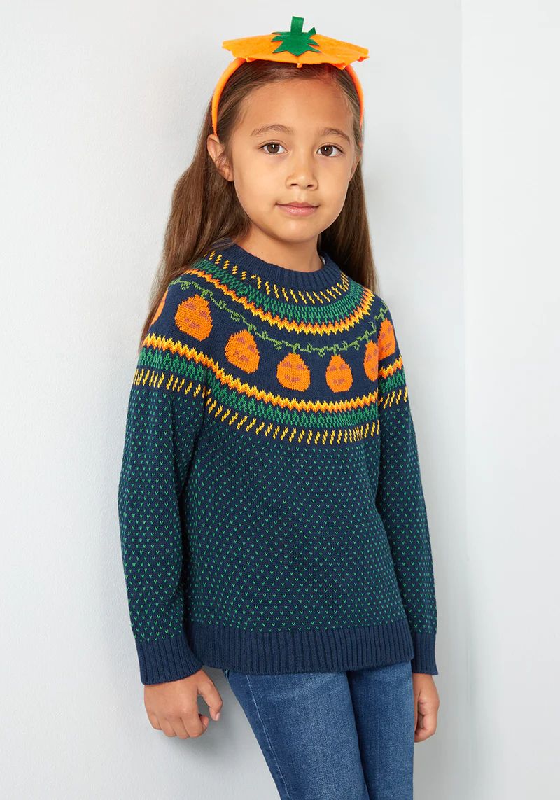 Youth Give 'Em Pumpkin To Talk About Fair Isle Sweater | ModCloth
