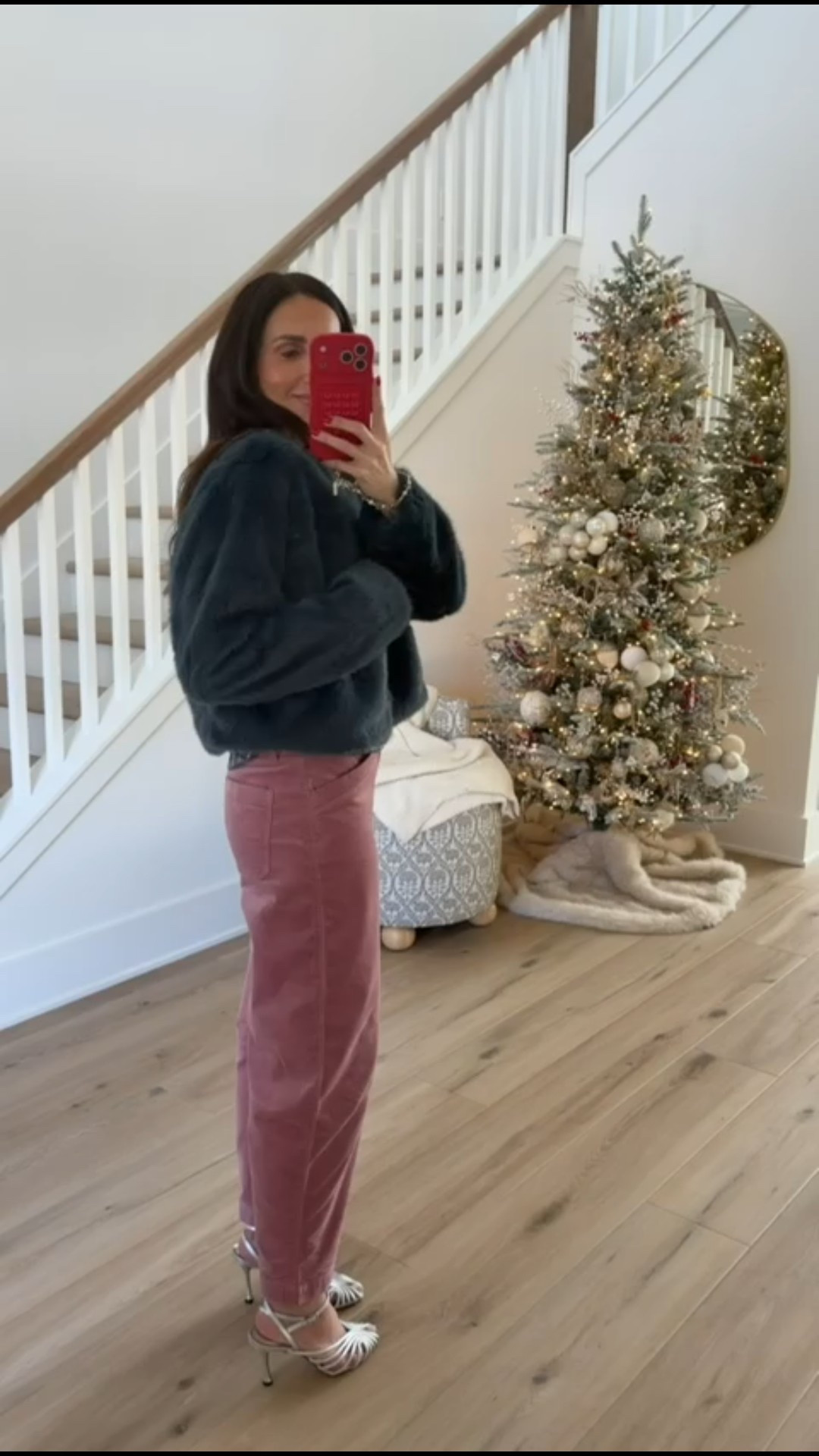 Sequin top, modern faux fur jacket and pink barrel pants, all on sale, 60% off!!!

blue faux fur jacket, velvet pants outfit, holiday chic outfit, festive style, new year's eve outfit, annabrstyle.

#LTKSaleAlert #LTKHoliday #LTKFindsUnder100