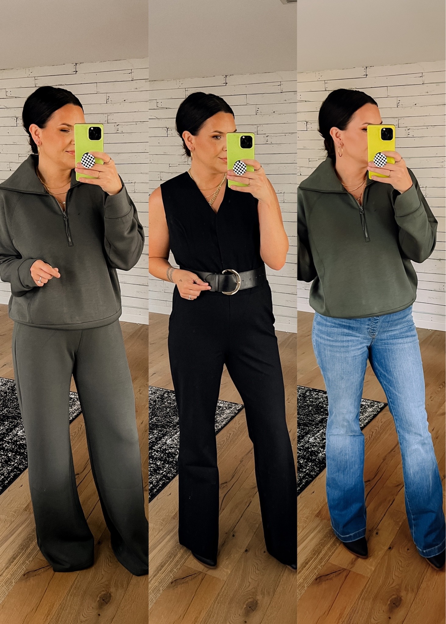 New at Spanx 
Air esstentials set: XL/tall
Jumpsuit: Large
Flare jean: Xl

#LTKworkwear #LTKunder100 #LTKstyletip