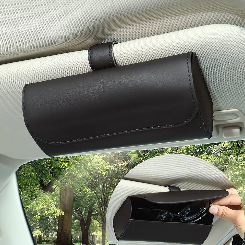 Accmor Sunglasses Holder for Car Sun Visor, Auto Eyeglasses Organizer Box, Vehicle Visor Accessor... | Amazon (US)