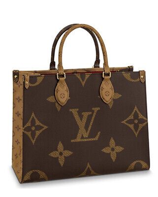 Price Firm!!! Louis Vuitton OnTheGo MM Reverse Monogram Giant Canvas Tote Bag  | eBay | eBay US