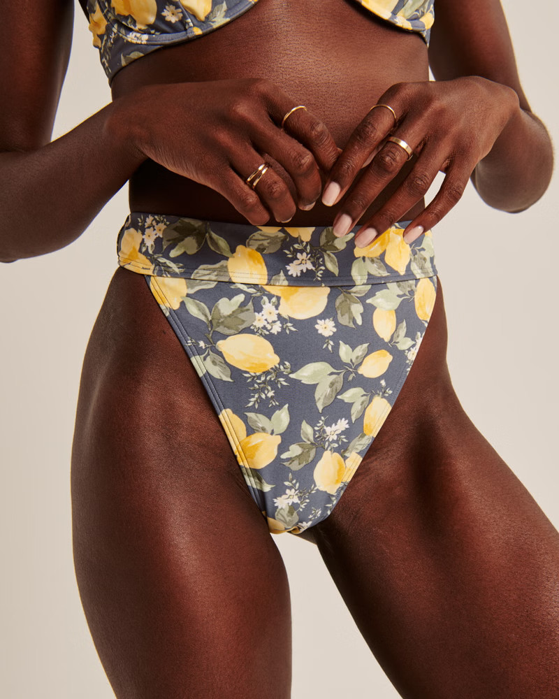 90s High-Waist High-Leg Cheeky Bottoms | Abercrombie & Fitch (US)