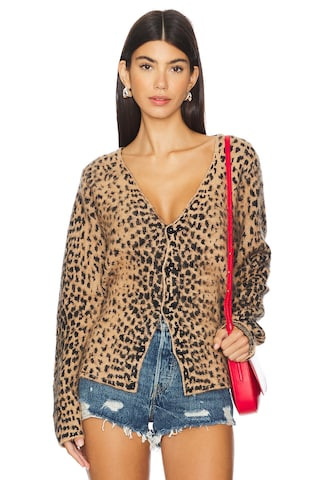 Jaded London Chuck Cardigan in Leopard from Revolve.com | Revolve Clothing (Global)