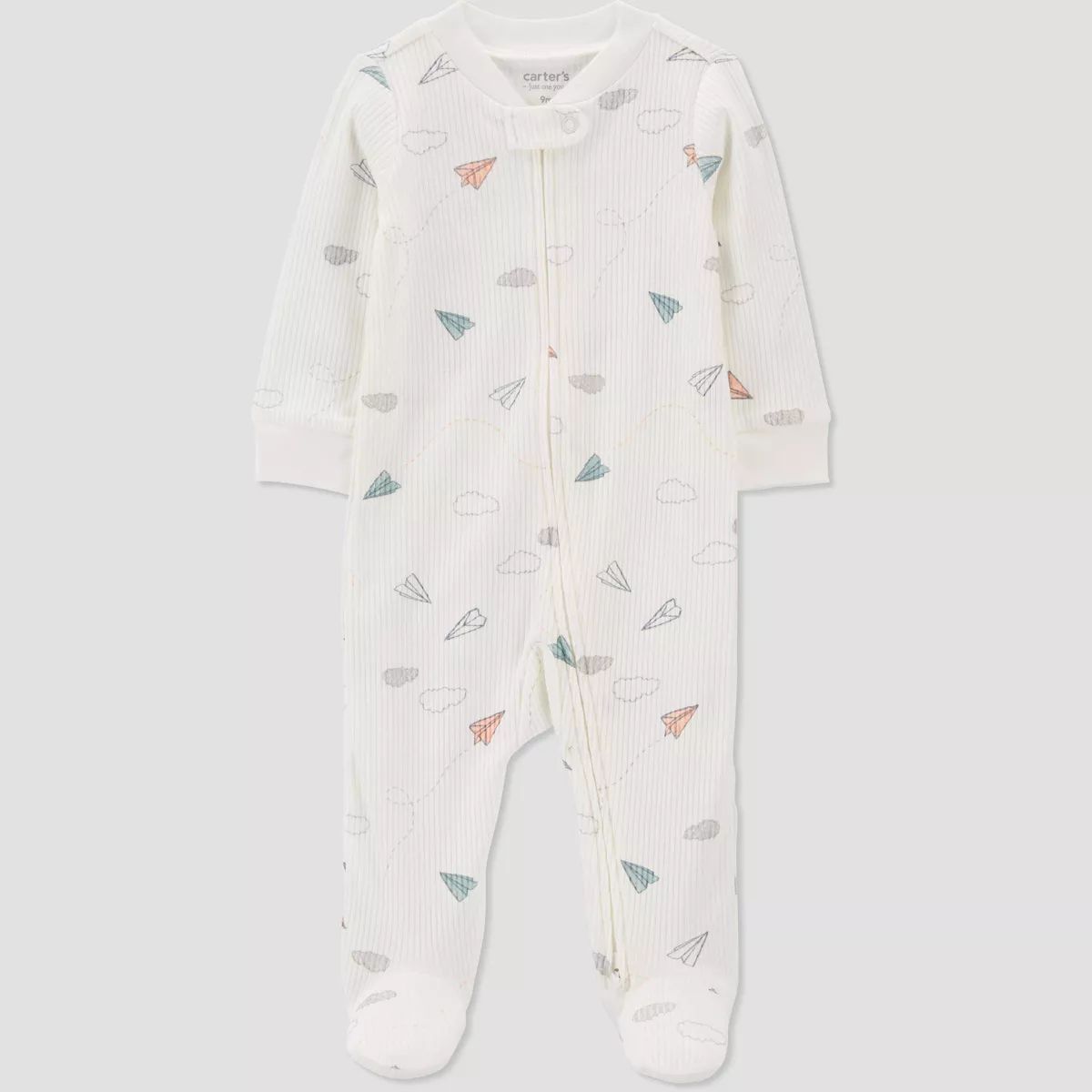 Carter's Just One You® Baby Boys' Planes Footed Pajama - Ivory | Target