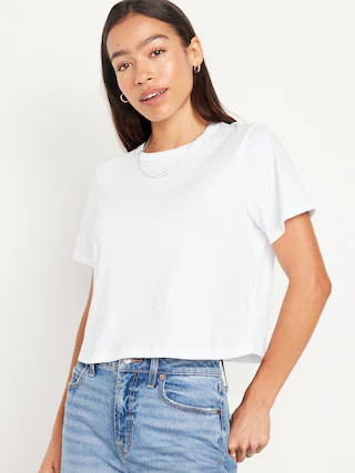 EveryWear Cropped T-Shirt | Old Navy (CA)