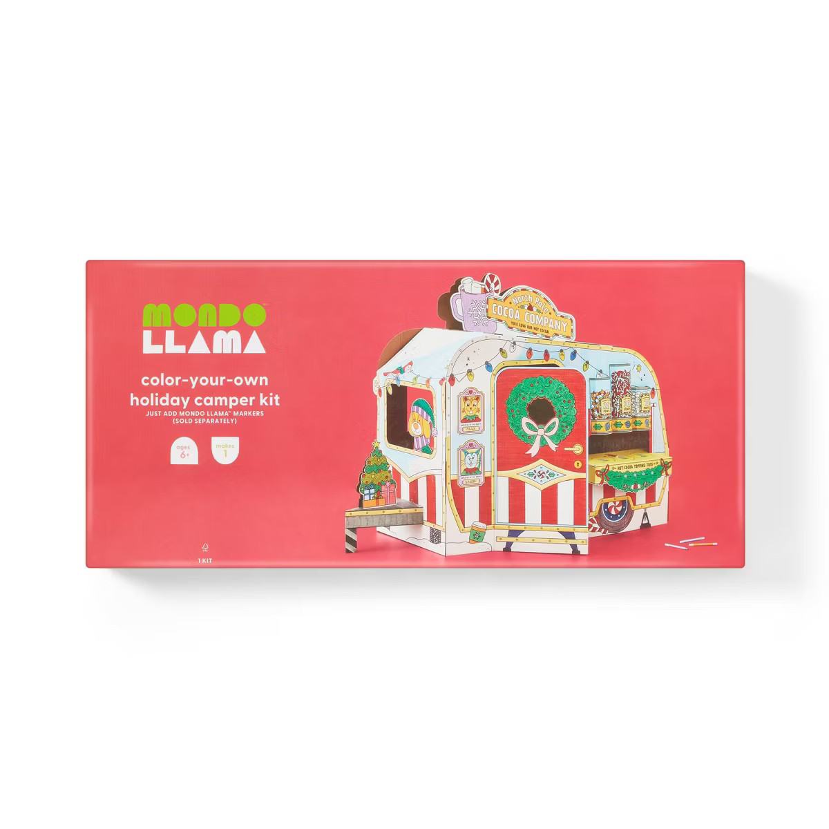 Christmas Craft Cocoa Camper Fort - Mondo Llama™ | Target