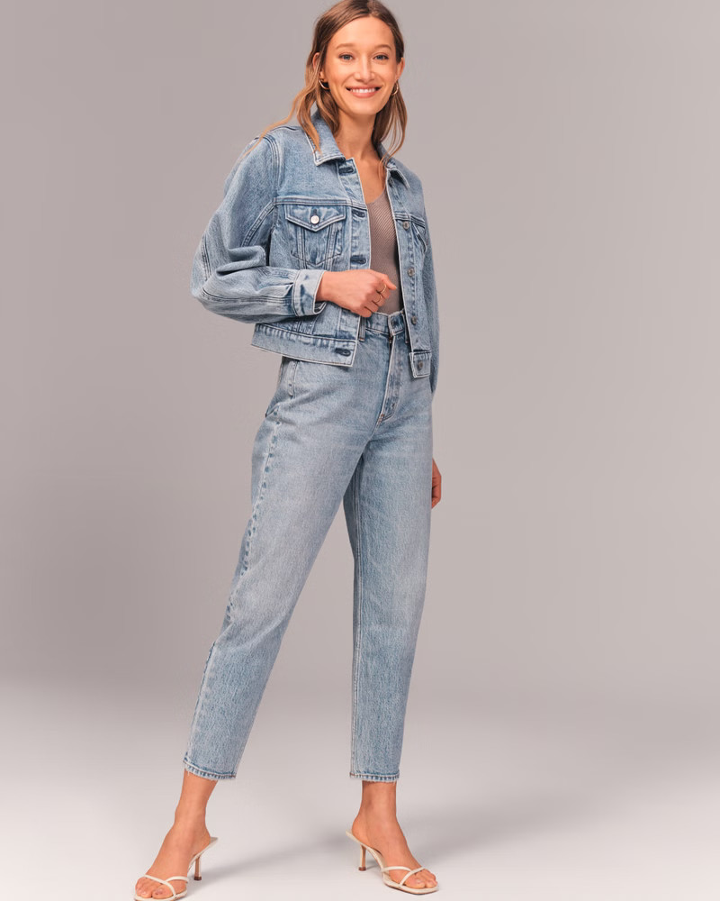 High Rise 80s Mom Jeans | Abercrombie & Fitch (US)