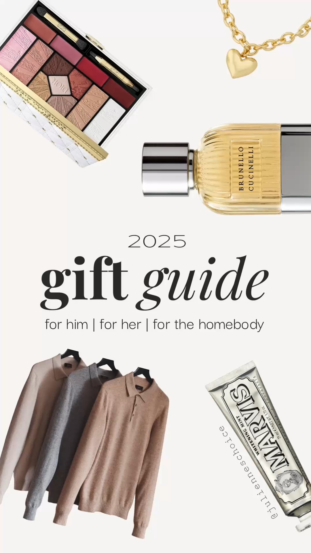 Your complete holiday gift guide is here 🎁
✨ For him → timeless & practical
💄 For her → chic beauty & accessories
🏡 For the homebody → cozy finds they’ll love
Shop my picks before they sell out.
✨julienneschoice#GiftGuide2025 #HolidayShopping#LTKCyberWeek

#LTKGiftGuide #LTKHoliday
