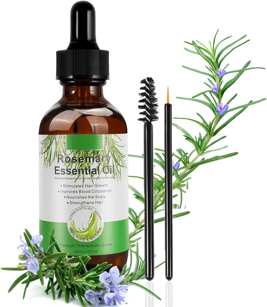 Rosemary Oil for Hair Growth, 100% Natural Cold Pressed Rosemary Hair Oil, Multipurpose Rosemary ... | Amazon (US)